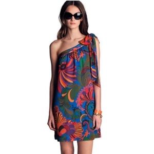 Trina Turk for Banana Republic one shoulder dress